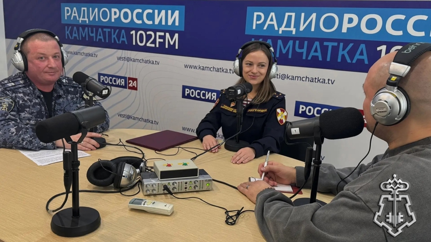 Камчатские росгвардейцы в эфире: о службе, профессии и будущем